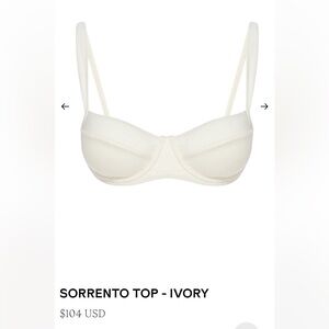 Monday Swimwear Sorrento Top - Ivory